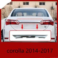 ABS ฝากระโปรงหลังรถยนต์โครเมียม,ฝาครอบด้านหลังสำหรับ Toyota Altis Corolla 2014 2015 2016 2017