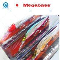 ต้นฉบับญี่ปุ่น Megabass ONETEN + 1 SW 110มม. 14ก. 1ม.-1.5ม. เหยื่อตกปลาจมอย่างช้าๆอุปกรณ์ตกปลาทะเลน้ำเค็มแบบไดนามิก