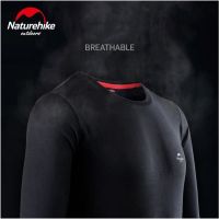 Nature Hike l Multi-functional thermal underwear set Men - grey เสื้อ กางเกง เบสเลเยอร์ ลองจอน ชุดกันหนาวชั้นใน สำหรับผู้ชาย