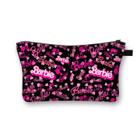 Barbie Princess Barbie Makeup Bag Womens Printed Polyester Clutch Bag European And American Portable Large Capacity Storage Bag Wholesale