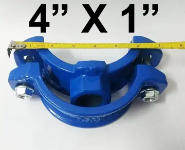 Cast iron deals saddle clamp