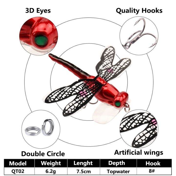 dt-hot-topwater-dry-flies-insect-fly-fishing-6-2g-75mm-trout-artificial-bait-wobblers-trolling-hard-1pcs