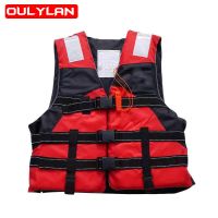 Oulylan Universal Life Vest Swimming Boating Skiing Driving Vest Survival Suit Polyester Life Jacket for Adult Children Outdoor  Life Jackets