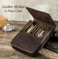 Pen Box Organizer Holder Girls School Fountain Pen Case For Men Women Leather