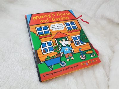 [หนังสือ pop-up] Maisys House and Garden by Lucy Cousins Pop-up 360องศา pop up book มีตัวละครให้มีช่องเก็บ