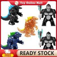 คิงคองกับ Godzilla Minifigures หุ่นใหญ่บล็อกตัวต่อของเล่น KF1506-1507เลโก้