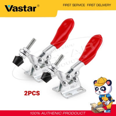 Vastar 2Pcs แนวนอนที่ยึดสลับ Quick-Release แคลมป์นกชุด GH-201A งานไม้ Fix เครื่องมือสำหรับช่างไม้อุปกรณ์ทำมือ