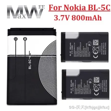 BL5C BL-5C BL 5C 3.7V Lithium Polymer Phone Battery for Nokia 1100 1110 1200