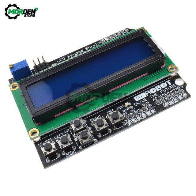 1602lcd Expansion Board Adjustable Brightness 12c Mcp23017 5 Keypad ...