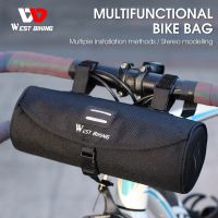 【Ready Stock】✟ D44 WEST BIKING Bicycle Bag Waterproof Mountain Road Bike Handlebar Bag Multifunction Saddle Shoulder Tube Bag Large Capacity Storage Bag Folding Bike Accessories