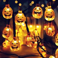 【HOT】┋ 150cm 10LED String Lights Pumpkin Skeletons for Bar Supplies 2022