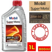 HCMDầu nhớt Mobil Super Moto 20w50 chai German Lubricant 800mL - 1L cho xe