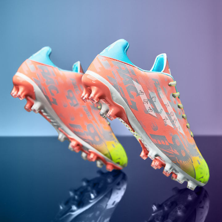 รองเท้าฟุตบอลกีฬาระบายอากาศข้อต่ำระดับมืออาชีพสำหรับปุ่มสตั๊ดรองเท้าฟุตบอลของผู้ชาย-tf-ag-กลางแจ้งในร่ม