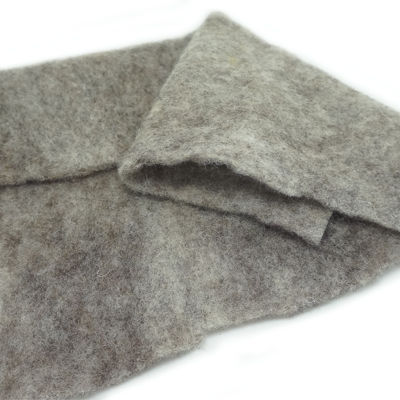Free shipping wool Batt semi-felting wool for needle felt, felting needle ,Spinning fiber, Photo props Mixed color light grey