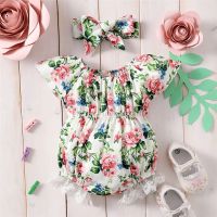 【CC】 3-24 Months Newborn Clothing Short Sleeve Romper Infant Baby Jumpsuit Playsuit