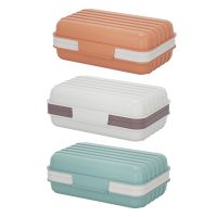 Soap Holder Travel Soap Case With Draining Rack Soap Bar Dish Storage Leakproof Soap Box Container Holder For Shower Travel Soap Dishes