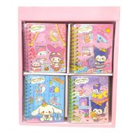 24Pcs Sanrio Magnetic Buckle Coil Book การ์ตูนน่ารัก Mini Hand Ledger โน้ตบุ๊คโน้ตบุ๊คของขวัญรางวัลเครื่องเขียนขายส่ง