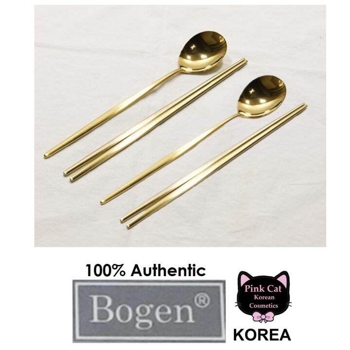 Made in Korea BOGEN Queens Spoon & Chopsticks Set (2 items) Lazada PH