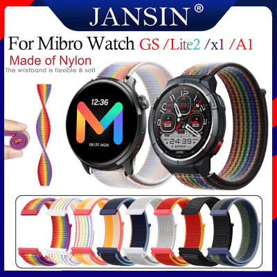 สาย Mibro Watch Lite2 นาฬิกาอัจฉริยะ สายไนล่อน Mibro Watch x1 สายนาฬิกา สายคล้องข้อมือไนล่อน อุปกรณ์เสริมส Mibro Watch A1