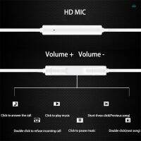 Docooler Cm33 Usb C หูฟังอินเอียร์แบบครึ่งหูพร้อมไมโครโฟน / ควบคุมระดับเสียง Type-C สําหรับทํางาน / คอมมิวต์ / กีฬา