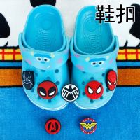 Marvel Super Hero Shoe Buckle Novelty Cool Anime Figure Sneakers Accessories Croc Charms PVC Decorations Clogs Kid Boy Men Gifts