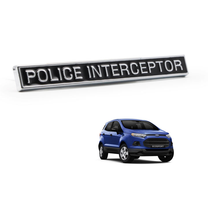 โลโก้-logo-police-interceptor-สี-black-all-model-ford-2-4-ประตู-ปี2000-2018-ขนาด-15x1-5x0-5-มีบริการเก็บเงินปลายทาง