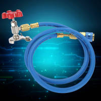 เครื่องปรับอากาศรถยนต์ R134A 1/4 "SAE Refrigerant Recharge Measuring Hose Pipe