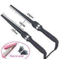 Free of charge Corn holde rcurlers conical curling iron single tube ceramic glaze pear flower cone electric hair curly hairTH