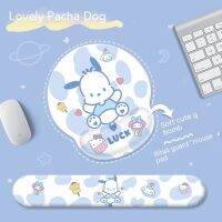 Anime Pocha Dog Computer Mouse Pad Wrist Comfortable 3D Mice Mat Non-Slip Silicone Wrist Pad Hand Office Work For Game PC Laptop