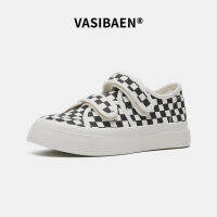 VASIBAEN?สามารถจ่ายเงินเมื่อได้รับสินค้า? รองเท้าผ้าใบวินเทจและรองเท้าสเก็ตบอร์ดสำหรับสุภาพสตรีและผู้ชายรองเท้าทนทานและพื้นรองเท้ากันลื่น