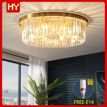 Shop New Modern Gold Chandelier For Living Room Luxury Round Led Indoor  Light High with great discounts and prices online - Sep 2023