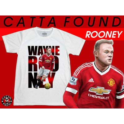 【New】เสื้อยืดลายการ์ตูน แมนเชสเตอร์ ยูไนเต็ด(Manchester United) wayne rooney