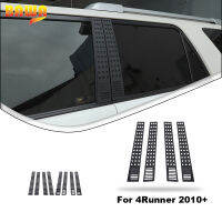 BAWA อลูมิเนียมอัลลอยด์หน้าต่างศูนย์เสาตัดตกแต่งปกคลุมสำหรับ4Runner 2010ขึ้นรถอุปกรณ์ภายนอก