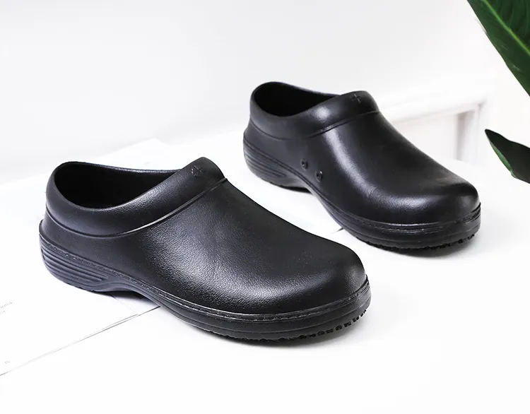 Chef Shoes for Men Women Kitchen Clog Shoes Nonslip Safety Work Cook Shoes  Black Slip on Shoes Formal Master Hotel Restaurant Nurse SlippersCook  Sandal Mules Shoes Oil&Water Proof Wear Resistant Shoes