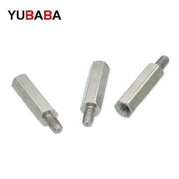 5/ 10pcs M2.5 M3 M4 M5 M6 Stainless Steel Hex Standoff Male to Female  Standoff