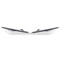 For -BMW X3 X4 F25 F26 2013-2017 Front Side Chrome Fender Trim Finisher Marker Turn Signal Light Lamp Cover Trim