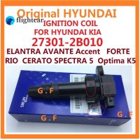 (ฟุต) Original HYUNDAI IGNITION COIL HYUNDAI ELANTRA 1.6 MD AVANTE I20 I30 I40 2011 KIA FORTE 1.6 RIO 1.4 CERATO 1.6 K3 SPECTRA 5 Optima K5, 27301-2B010จุดระเบิดคอยล์