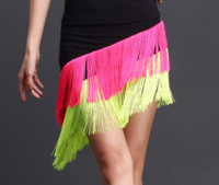 Latin Dance Skirt Sexy Fringed Tassels Women Dress Black Samba Tango tangada Dress Big Size Competition Performamnce Latin Dance