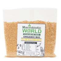 Organic/Bio Yellow Mustard Seeds | เมล็ดมัสตาร์ดเหลือง 100g