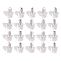 5 mm Pin shelf support shelf studs strong support 20 pcs, Transparent