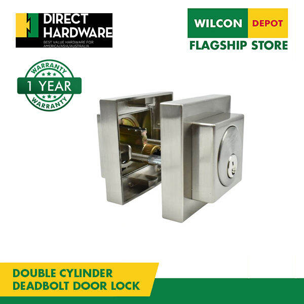 DIRECT HARDWARE Double Cylinder Deadbolt Door Lock TL D502SN by Wilcon