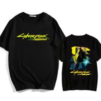 Cyberpunk Edgerunners เสื้อยืด Vintage Classic Cotton T เสื้อ Unisex Tops Hip Hop ชุดลำลองแขนสั้นกราฟิก Gothic Tee