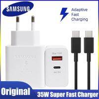 [On1ine 3C Digital} Samsung ของแท้35W ที่ชาร์จ Galaxy S22 S21 Note 20 5G เครื่องชาร์จเร็วสุดๆ Cargador Usb Pd Type C สำหรับชาร์จ A52 A72