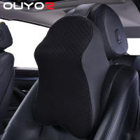 Car Neck Pillow Adjustable Head Restraint 3D Memory Foam Auto Headrest Travel Pillow Neck Support Holder Seat Covers Car Styling