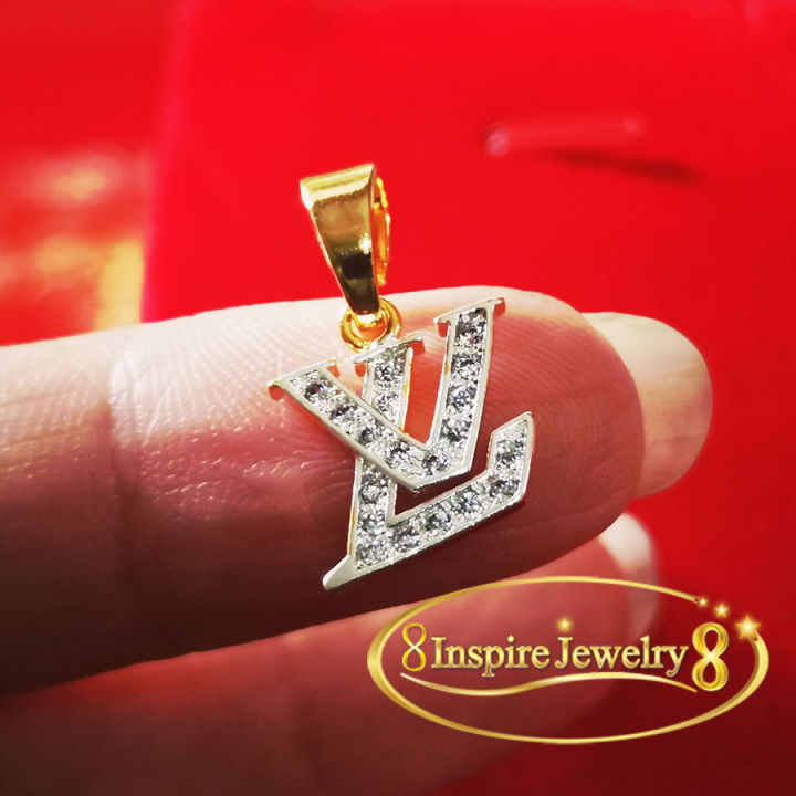 inspire-jewelry-จี้งานแฟชั่นอินเทรน-ฝังเพชรสวิส-gold-plated