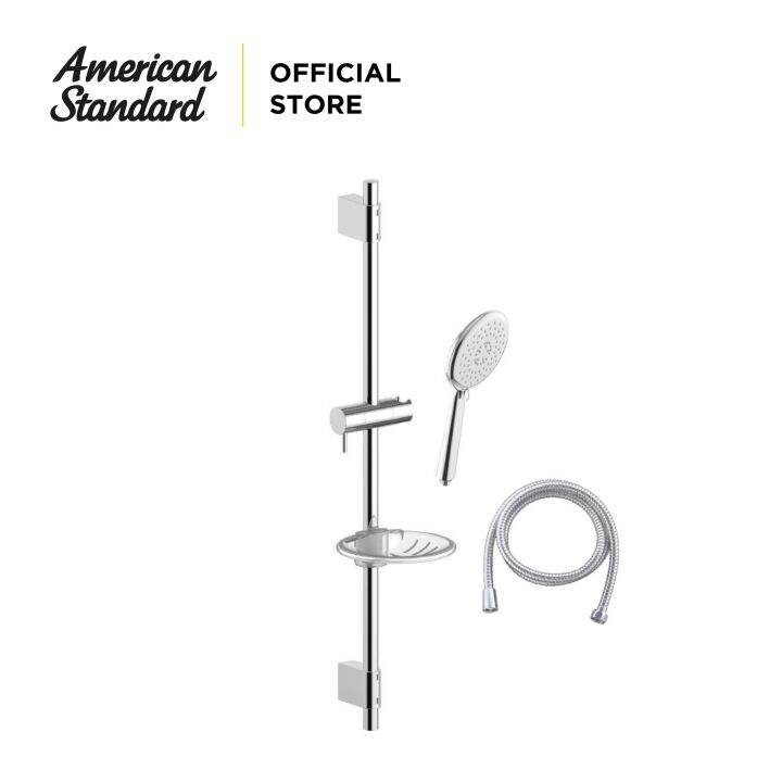American Standard Moonshadow 200 Slide Bar with Soap Dish + IColor