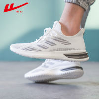 Spot parcel post Warrior Mens Shoes Spring Breathable Yeezy Trendy Shoes Spring and Autumn New Casual Running Sports Mesh Shoes 0204