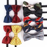 Cartoon pattern childrens bow tie  small animal bow tie  flower student rubber band  childlike cute childrens bow tie Boys Clothing