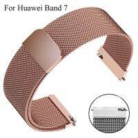 （Bar watchband）สายรัดแม่เหล็กมิลานสำหรับสาย Huawei,สายสายข้อมือสำหรับเปลี่ยนรัดข้อมือ7สแตนเลสสมาร์ทสำหรับสายรัด Huawei 7สายนาฬิกาโลหะ