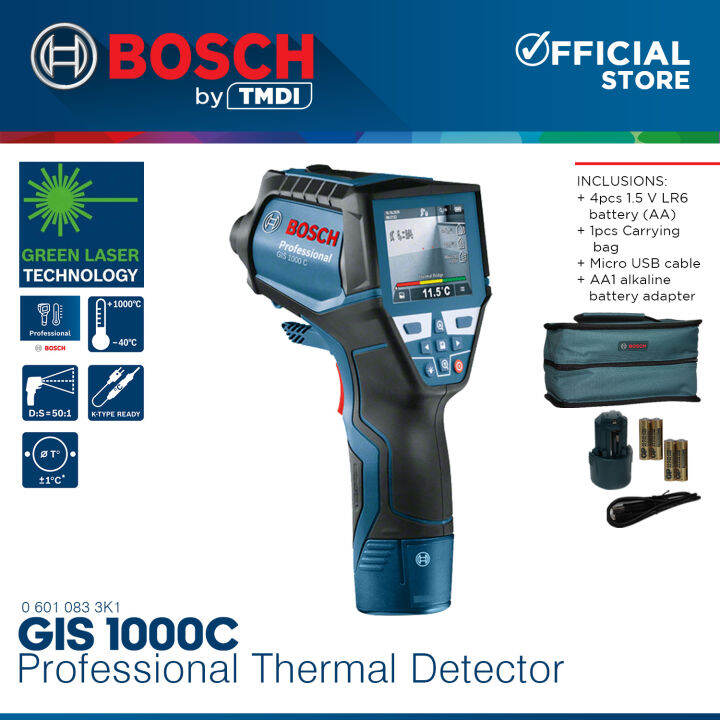 BOSCH Professional GIS 1000 C Thermo Bluetooth Thermal Camera Scanner